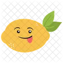 Lemon Fruit Sticker Cute Icon
