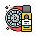 Lemon Cleaning Dish Detergent Cleaner Icon