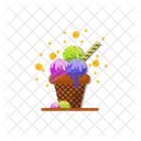 Lemon cup ice cream  Icon