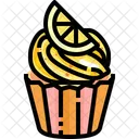 Lemon Cupcake Cupcake Pastry Icon