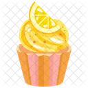 Lemon Cupcake Cupcake Pastry Icon