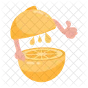레몬 커팅  아이콘