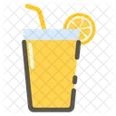 Lemon Drink Juice Glass Icon