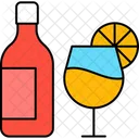 Lemonade Juice Cocktail Icon