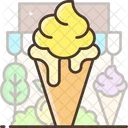 Lemon Ice Cream Lemon Ice Cream Cone Icon