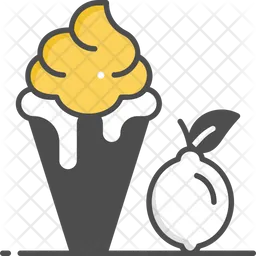 Lemon Ice Cream  Icon