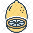 Lemon Lime Citrus Fruit Icon