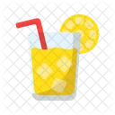 Lemon Ice Drink Icon