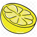 Lemon Slice Orange Slice Fruit Icon