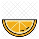 Lemon Slice Lemon Orange Slice Icon