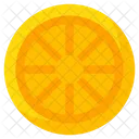 레몬 슬라이스 라임 감귤류 아이콘