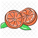 Lemon Slices Orange Slices Fruit Icon