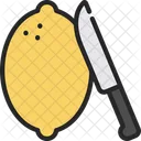 Lemon Slicing  Icon