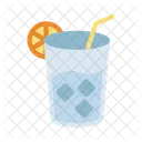 Lemonade Soda Glass Icon