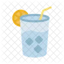 Lemonade Beverage Glass Icon
