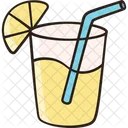 Lemonade Glass Lemon Juice Icon