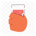 Lemonade beverage glass holding  Icon