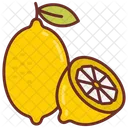 Lemons Limes Lemon Yellow Icon