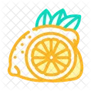 Lemons Cut  Icon