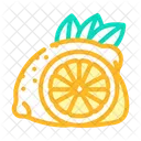 Lemons Cut Lemons Slice Lemons Icon