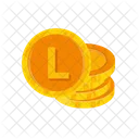 Lempira Coin Lempira Currency Symbol Icon