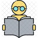 Leitura Livro Educacao Ícone