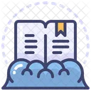 Leitura Livro Nuvem Ícone