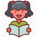 Ler Estudar Ler Livros Ícone