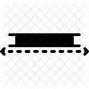 Length Lengthiness Distance Icon