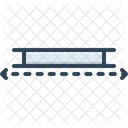 Length Lengthiness Distance Icon