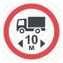 Length Limit Sign Icon