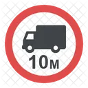 Length Limit Sign Icon