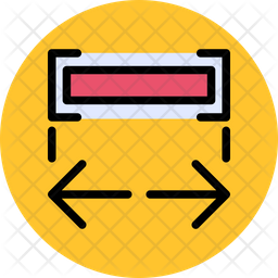 Length Scale Icon - Download in Rounded Style