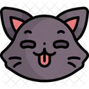 Gato Gatito Emoji Icono