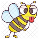 Abeja De Dibujos Animados Abeja De Miel Abejorro Icono