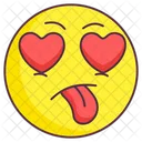 Emoji Con La Lengua Afuera Expresion Loca Etiqueta Emocional Icono