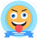 Dia De Los Inocentes Sonriente Emoji Divertido Icono