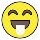 Lengua Fuera Emoji Emocion Emoticon Icono