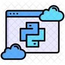 Lenguaje De Programacion Entorno De Desarrollo Integrado Codificacion En La Nube Icono