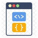 Programacion Codificacion Desarrollo Web Icono