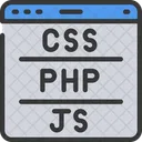 Lenguajes De Programacion Codificacion Codigo Icono