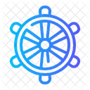 Lenkrad Schiffsrad Transport Symbol