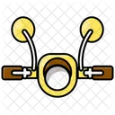 Lenkung des Rollers  Symbol