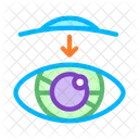 Eye Vision Contact Icon