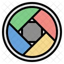 Lens Aperture Photography Icon