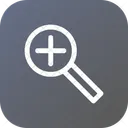 Lens Zoom Glass Icon