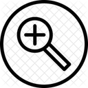 Lens Zoom Glass Icon