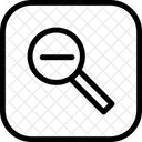 Lens Zoom Glass Icon