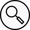 Lens Zoom Glass Icon