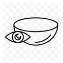 Lentille de contact  Icône